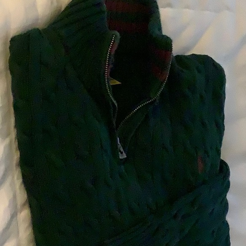 Boys cotton cable knit sweater